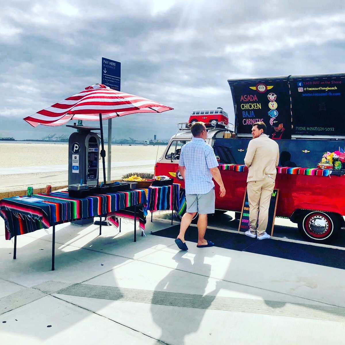 Taco Bus Event at the beach